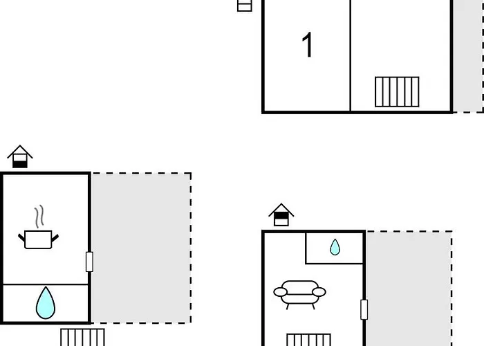 Hébergement de vacances 2 Bedroom Cozy In